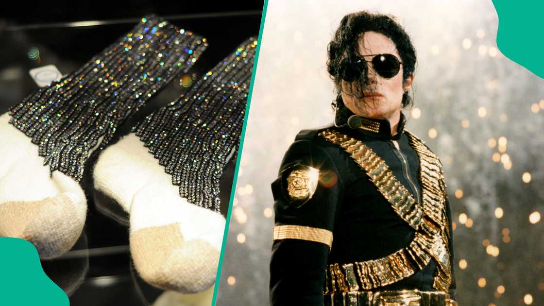 An yi gwanjon safarar kafa da Michael Jackson ya sanya a wani wasa da ya yi a Faransa