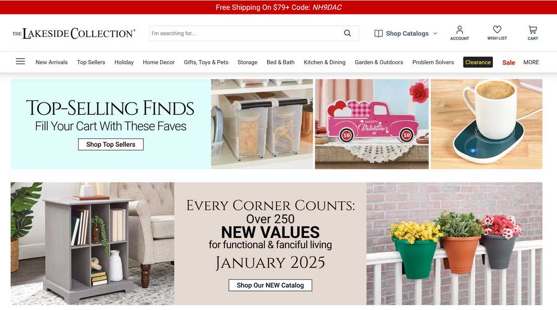 The Lakeside Collection homepage The Lakeside Collection homepage