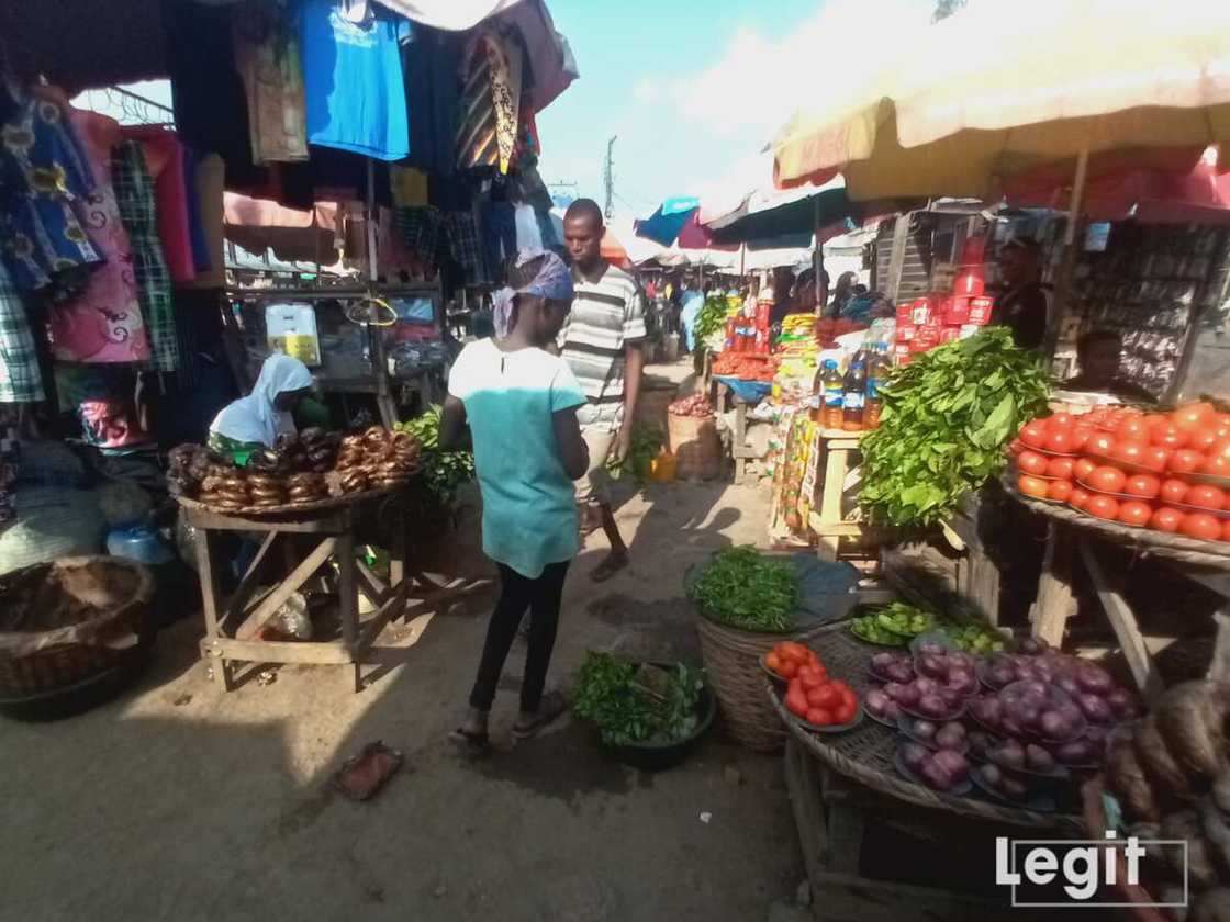 The market condition presently, is one that better explains the slow pace of business. Photo credit: Esther Odili The market condition presently, is one that better explains the slow pace of business. Photo credit: Esther Odili