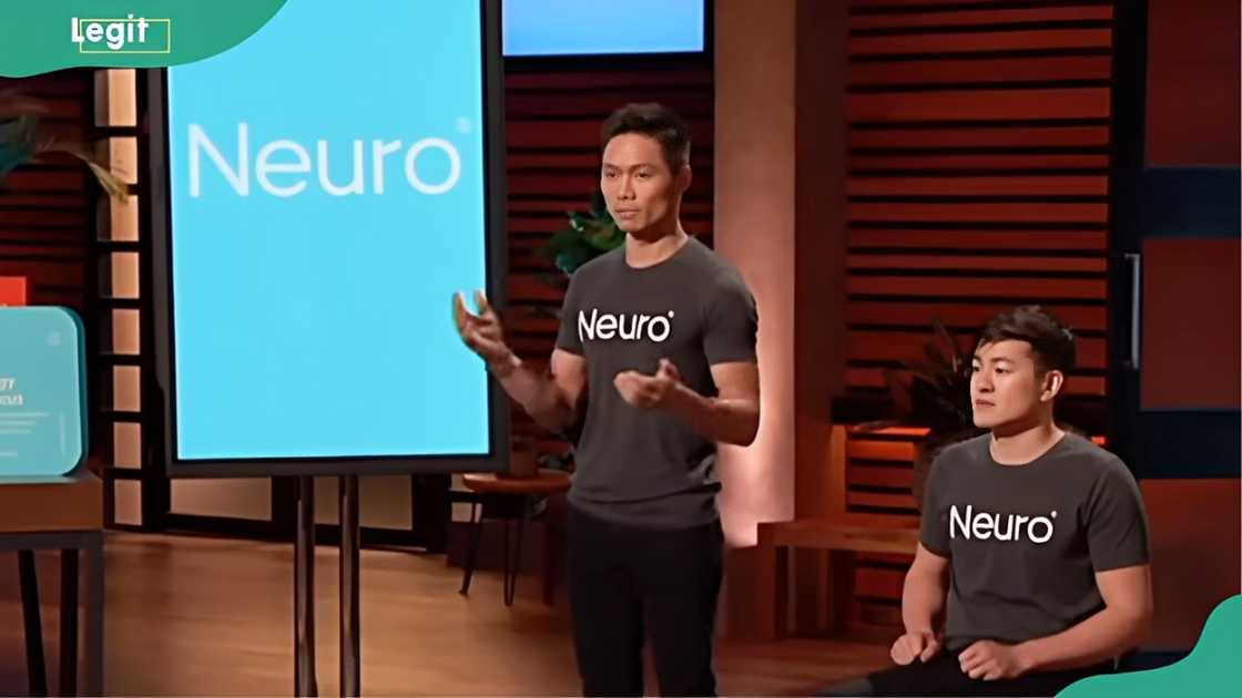 Neuro founders Kent Yoshimura and Ryan Chen on Shark Tank.