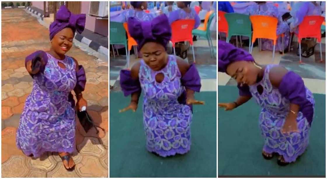 Photos of a Nigerian lady called Portable dancing in public. Photos of a Nigerian lady called Portable dancing in public.