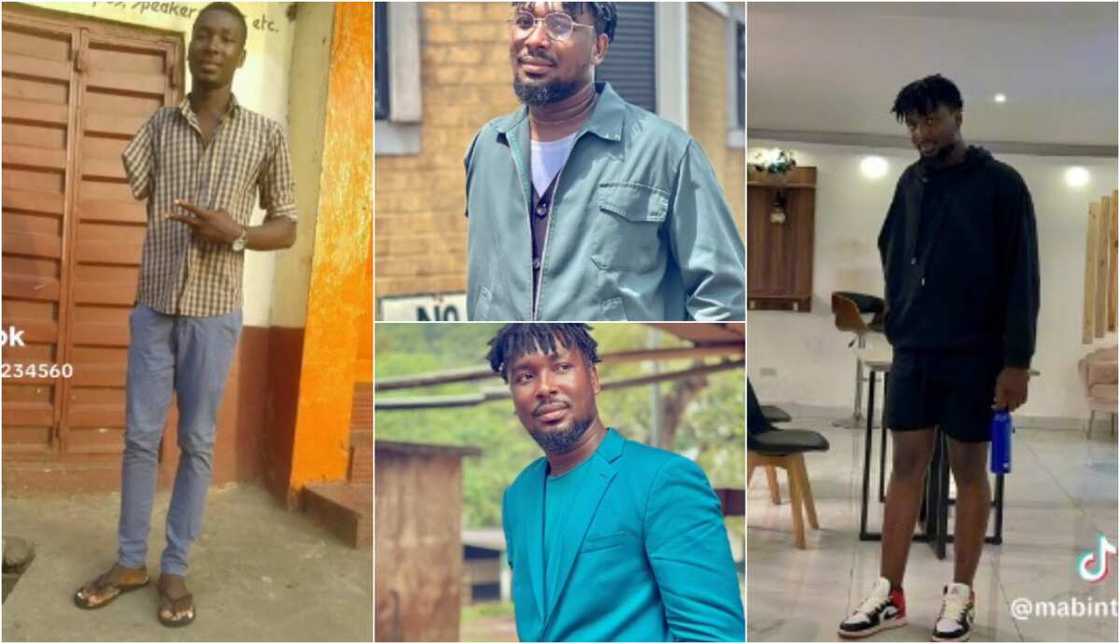 Successful man with one hand Successful man with one hand