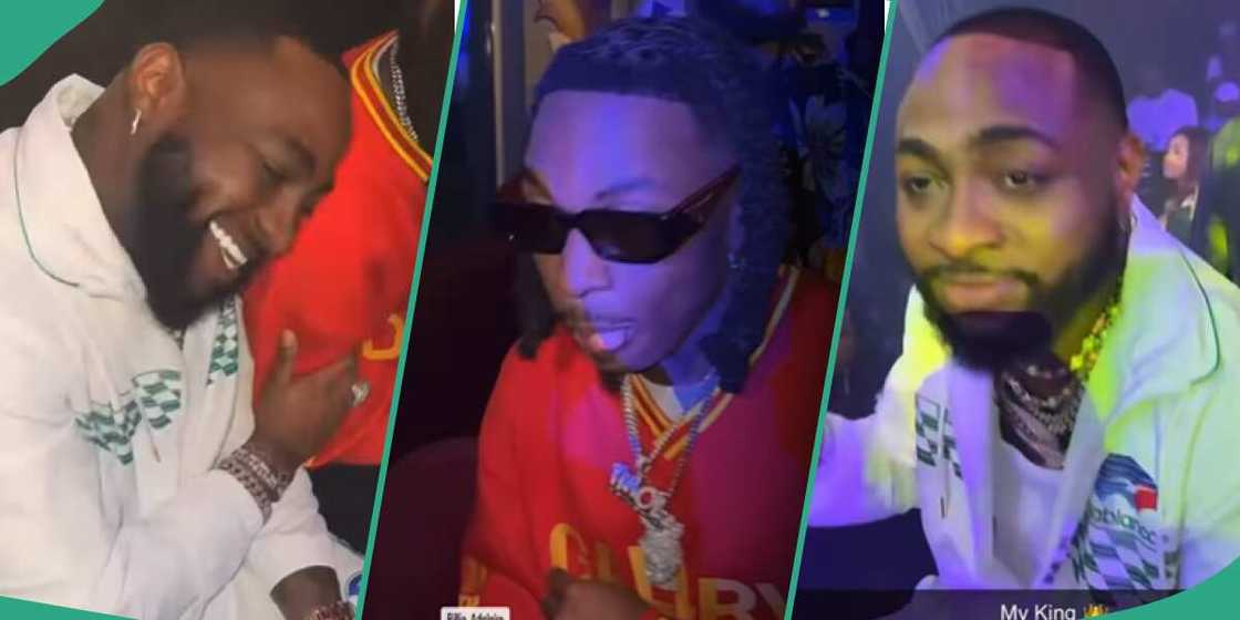 Davido at Mayorkun's listening party. Davido at Mayorkun's listening party.