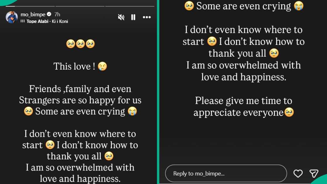 Nollywood actress Mo Bimpe breaks silence on triplets birth, says friends, family and strangers are crying tears of joy for her Nollywood actress Mo Bimpe breaks silence on triplets birth, says friends, family and strangers are crying tears of joy for her