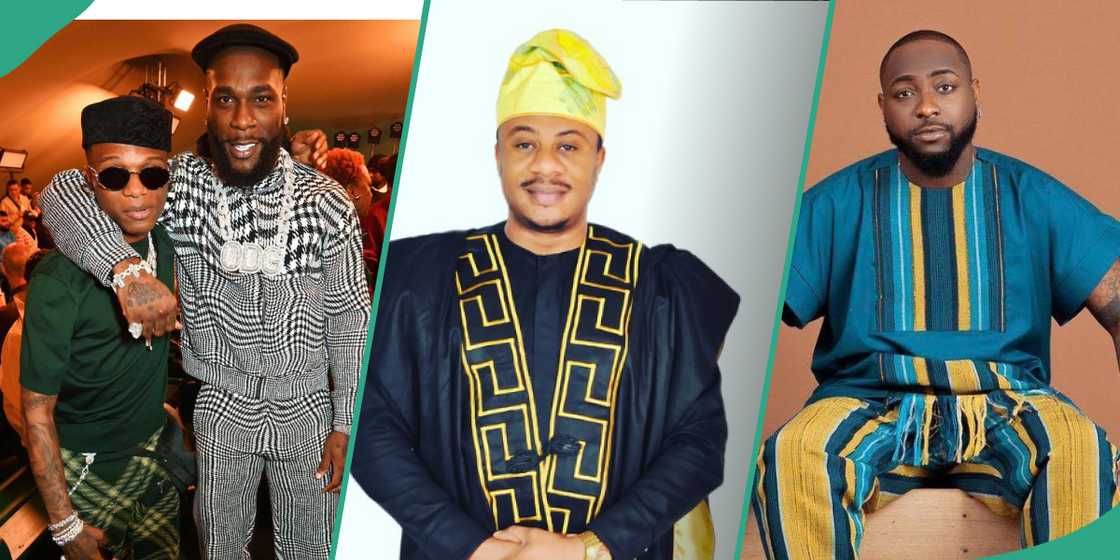 Opeyemi Falegan taunted Davido, Wizkid and Burna Boy Opeyemi Falegan taunted Davido, Wizkid and Burna Boy