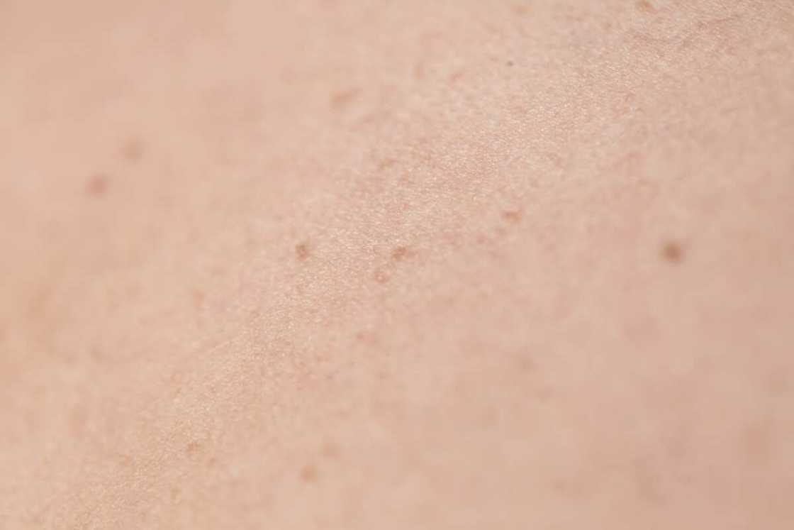 The skin color of a person The skin color of a person