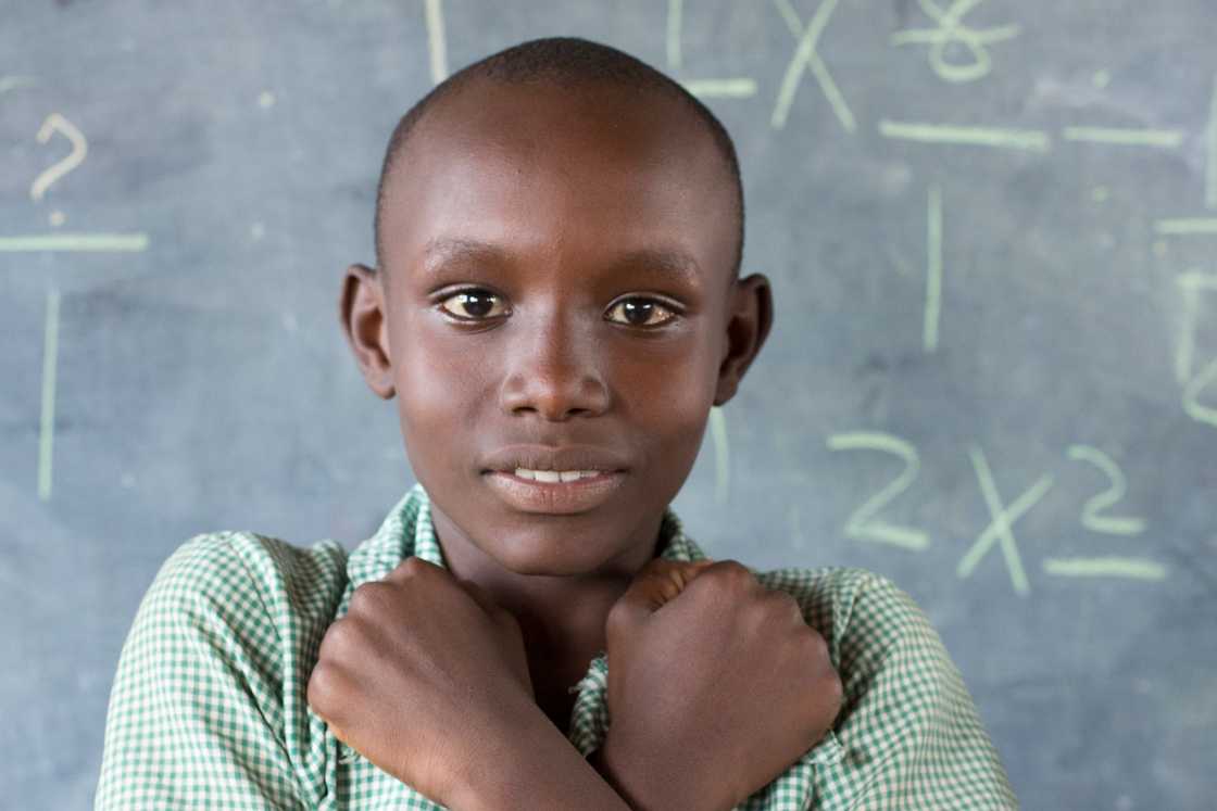 Deaf black boy Deaf black boy