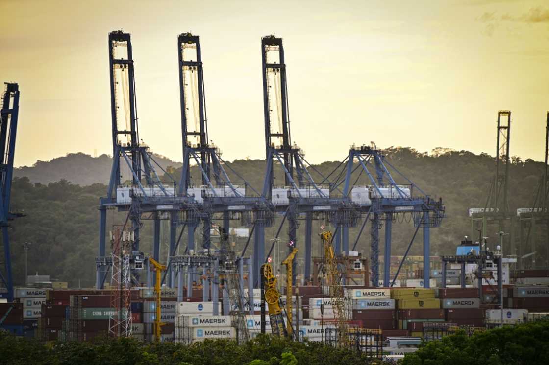 View of the Port of Balboa, which was managed by CK Hutchison Holdings