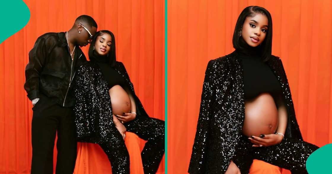 Priscilla Ojo thanks Juma Jux for making their baby a song. Priscilla Ojo thanks Juma Jux for making their baby a song.