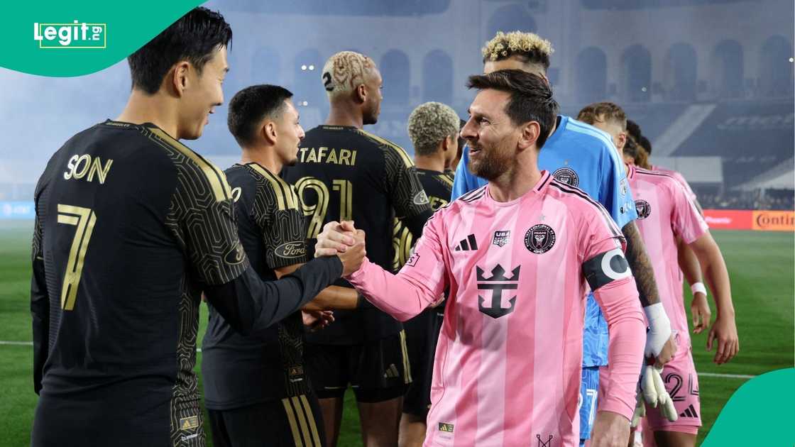 Lionel Messi, Son Heung-Min, MLS, Los Angeles, Inter Miami, California. Lionel Messi, Son Heung-Min, MLS, Los Angeles, Inter Miami, California.