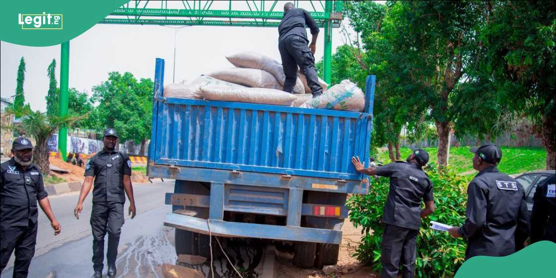 A trailer loaded with recovered railway materials intercepted in Nasarawa State.