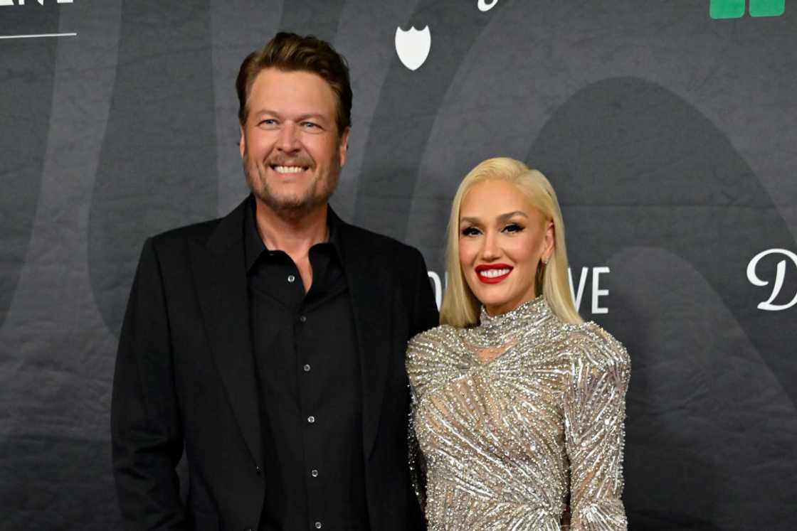 Blake Shelton and Gwen Stefani in Las Vegas, Nevada Blake Shelton and Gwen Stefani in Las Vegas, Nevada