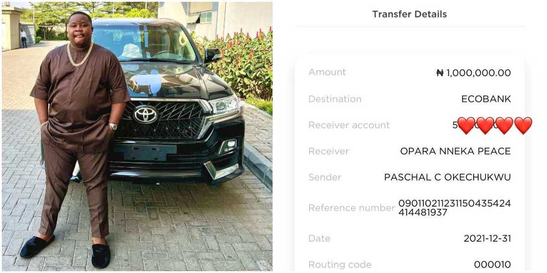 Cubana Chiepriest makes random lady a millionaire Cubana Chiepriest makes random lady a millionaire