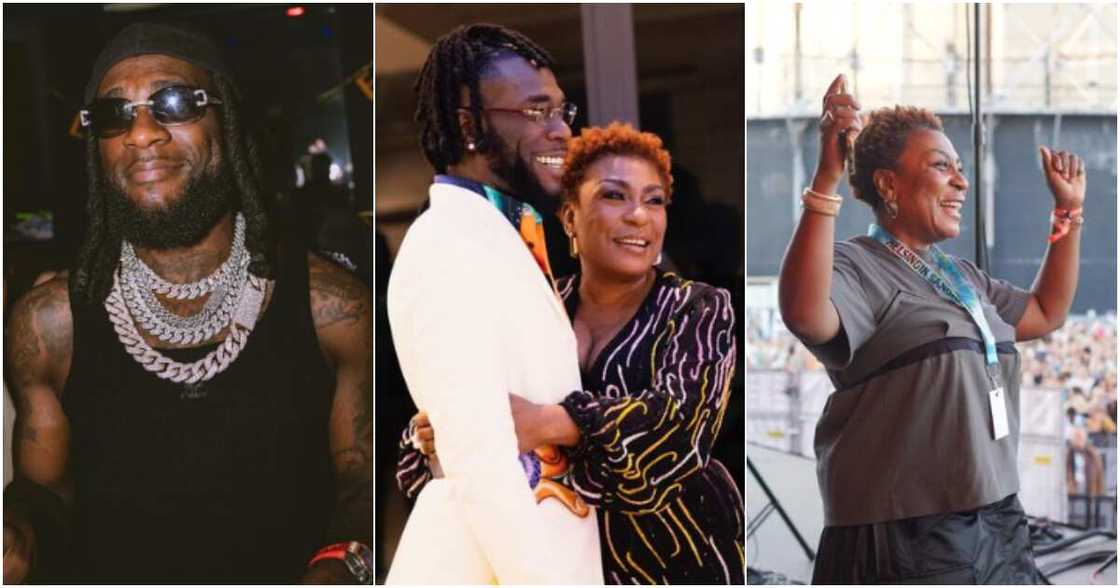 Burna Boy and mum Burna Boy and mum