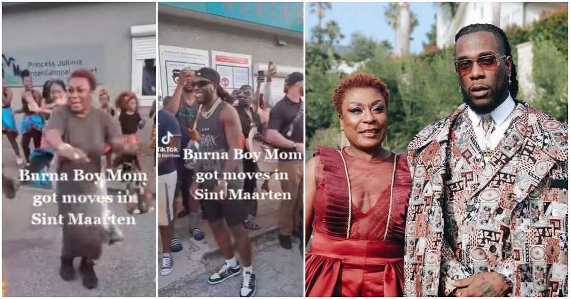 Burna Boy, mum, Sint Maarten Burna Boy, mum, Sint Maarten