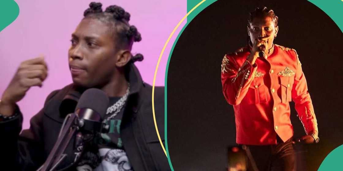 Nigerian singer Bella Shmurda talks about his health and why he had to stop doing weed. Nigerian singer Bella Shmurda talks about his health and why he had to stop doing weed.