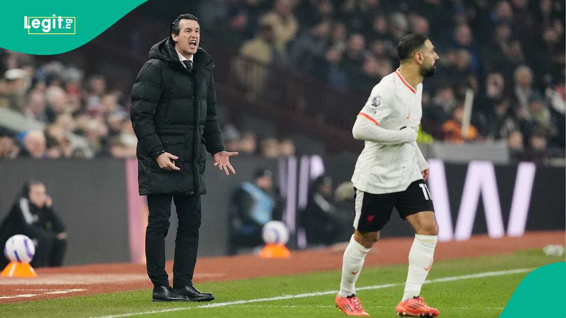 Unai Emery, Mohamed Salah, Liverpool, Aston Villa, Premier League.