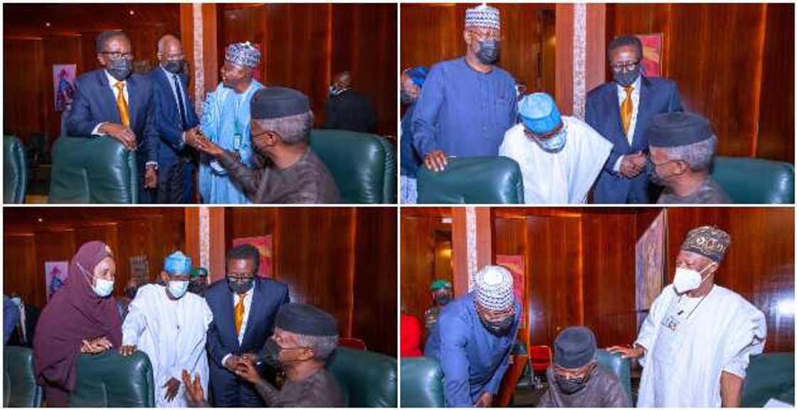 Osinbajo at FEC meeting Osinbajo at FEC meeting