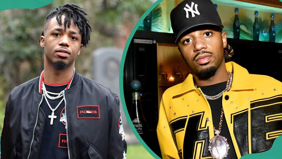 Metro Boomin in Paris, France (L). Metro Boomin in Brooklyn, New York (R).