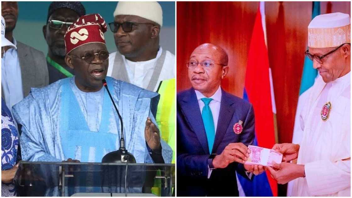 Tinubu/Emefiele/Buhari/How to End Naira Notes Scarcity Crisis Tinubu/Emefiele/Buhari/How to End Naira Notes Scarcity Crisis
