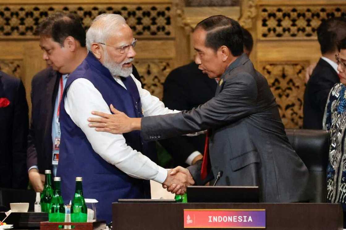 Widodo handed over the G20 chair to next year's summit host India, which maintains strong economic ties with Moscow Widodo handed over the G20 chair to next year's summit host India, which maintains strong economic ties with Moscow
