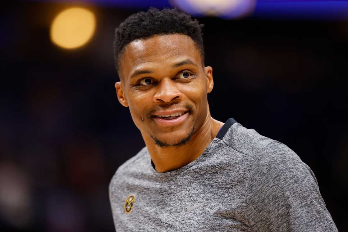 Russell Westbrook at Ball Arena in Denver, Colorado. Russell Westbrook at Ball Arena in Denver, Colorado.
