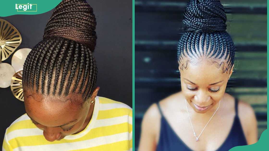 round face shuku ghana weaving styles