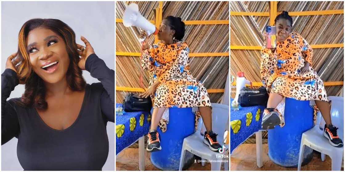 Mercy Johnson recreates her viral 'breaking news' clip Mercy Johnson recreates her viral 'breaking news' clip