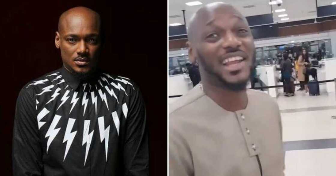 2Baba shows his dance moves at a nightclub in Lagos. 2Baba shows his dance moves at a nightclub in Lagos.