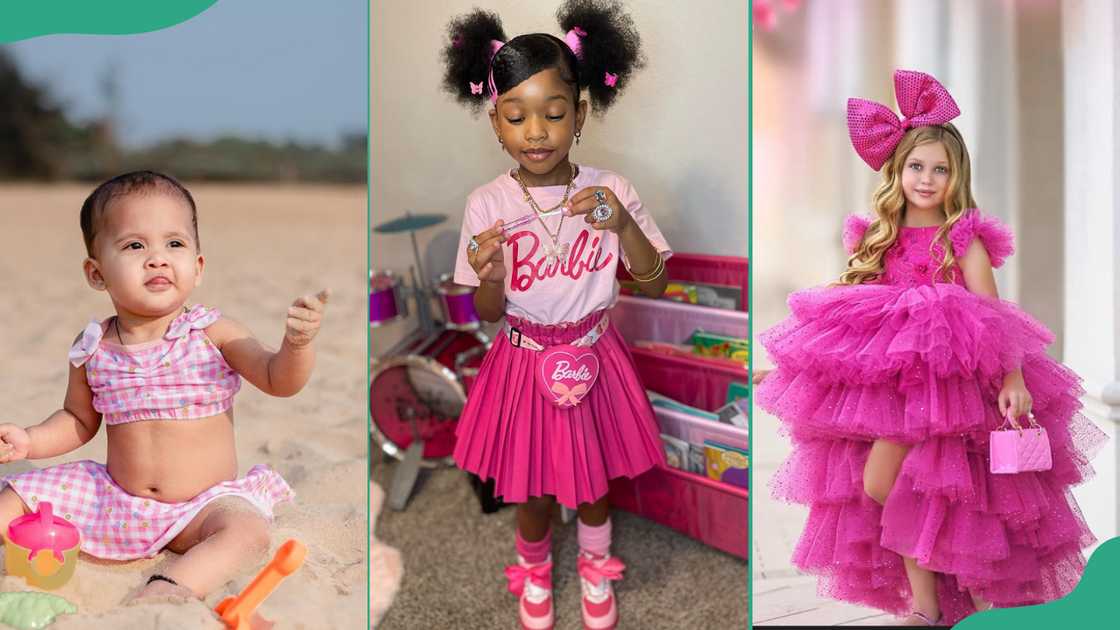 Barbiecore stylish pink outfits.