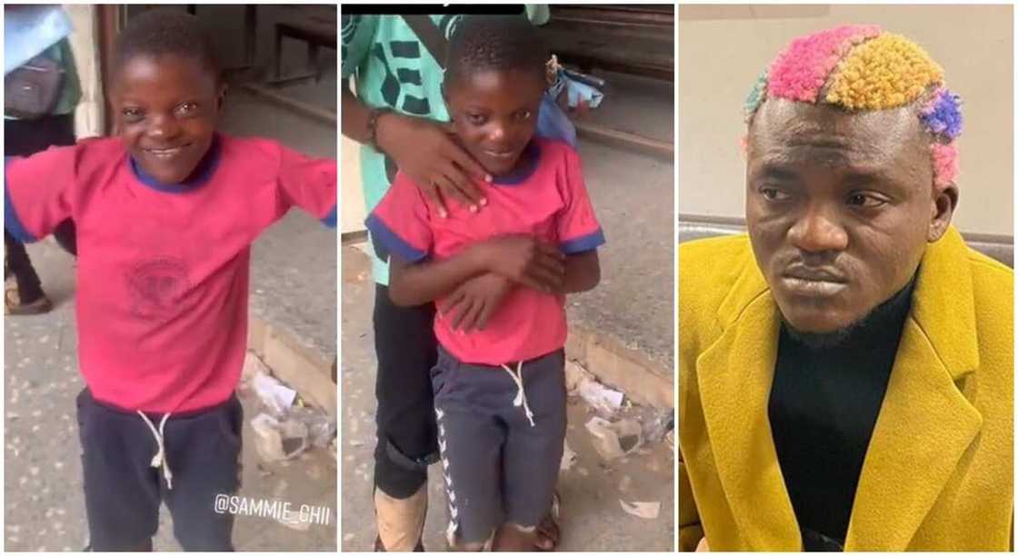 Nigerian boy who is Portable look-alike.