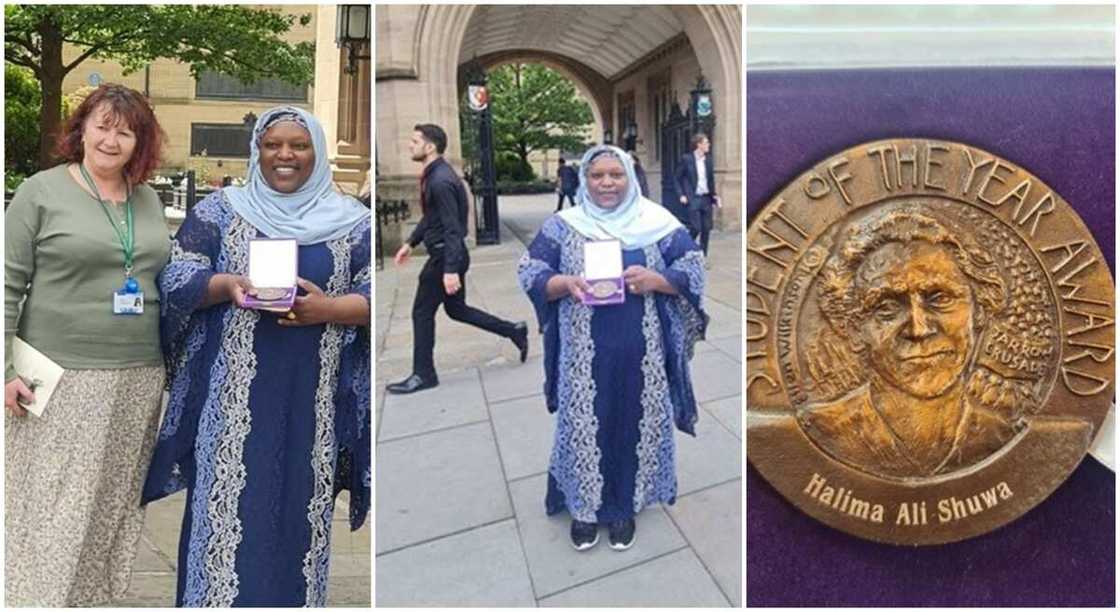 Nigerian scientist, Halima Ali Shuwa at the University of Manchester. Nigerian scientist, Halima Ali Shuwa at the University of Manchester.