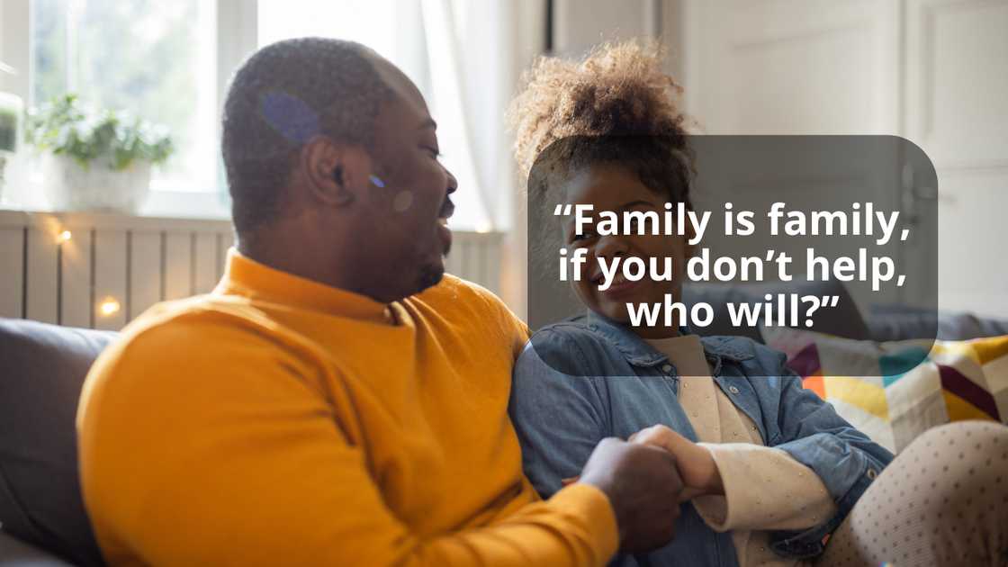 A father and daughter talking A father and daughter talking