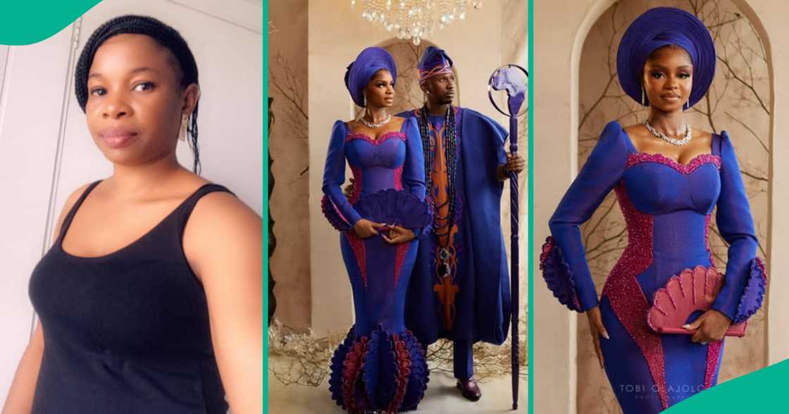 Female MC points out her observation about Priscilla Ojo's husband during wedding Female MC points out her observation about Priscilla Ojo's husband during wedding