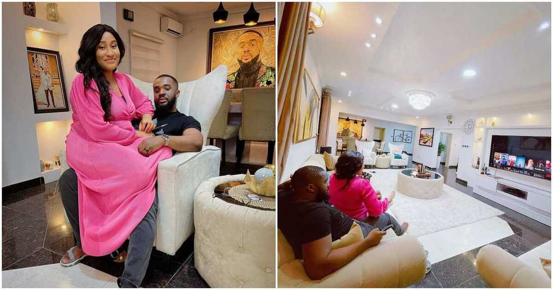 Photos of Williams Uchemba and his wife, Brunella