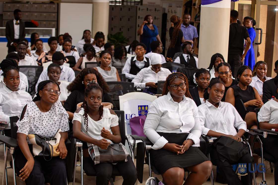 University of Ghana students during a conference University of Ghana students during a conference