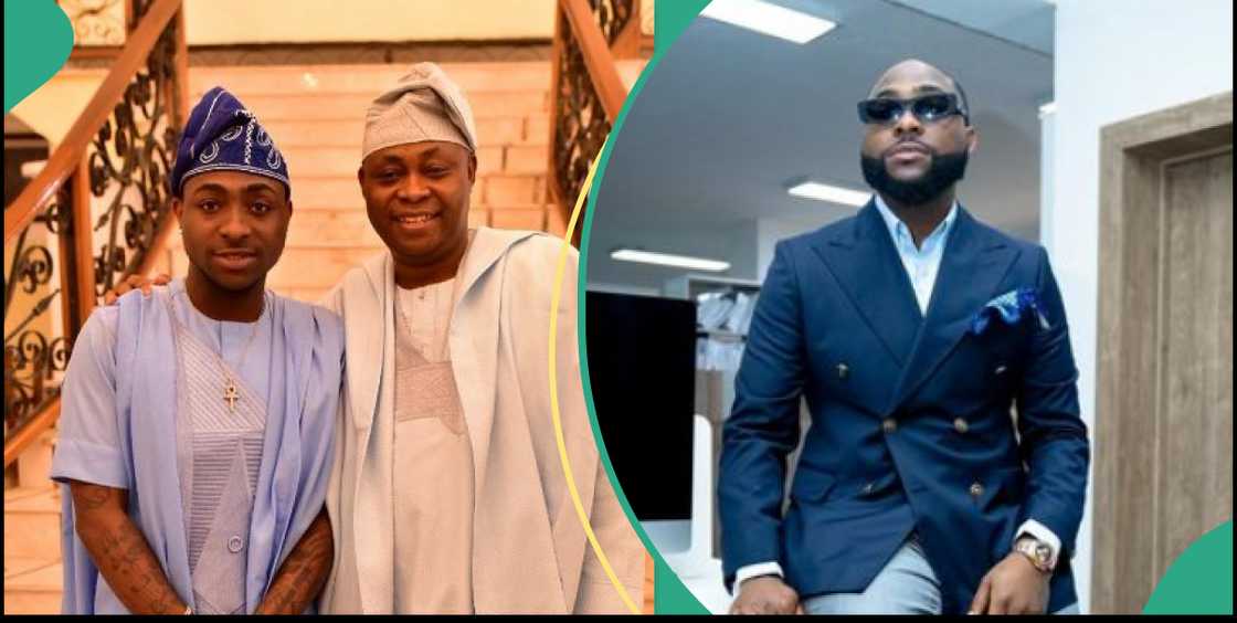 Davido speaks on his father's 1 billion naira church donation