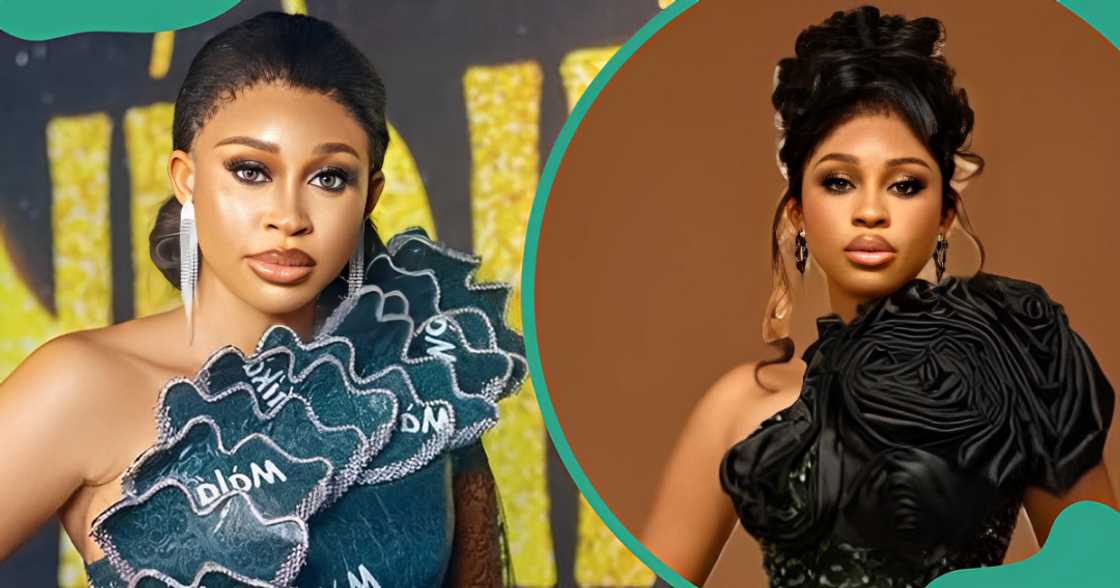 Yetunde Barnabas in two glamorous dresses Yetunde Barnabas in two glamorous dresses