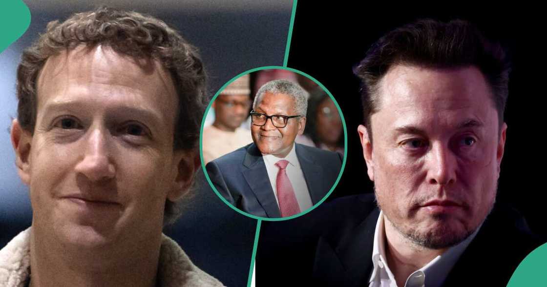 Mark Zuckerberg overthrows Elon Musk, Dangote gains Mark Zuckerberg overthrows Elon Musk, Dangote gains
