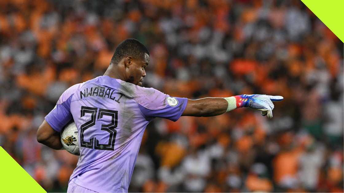 Stanley Nwabali made his major tournament debut for Nigeria at AFCON 2023. Stanley Nwabali made his major tournament debut for Nigeria at AFCON 2023.