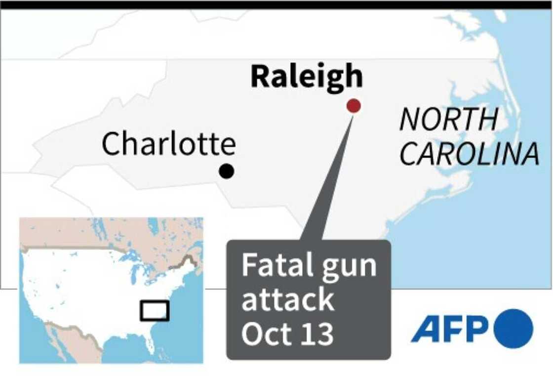 At least five people were killed in the shooting in Raleigh in North Carolina At least five people were killed in the shooting in Raleigh in North Carolina