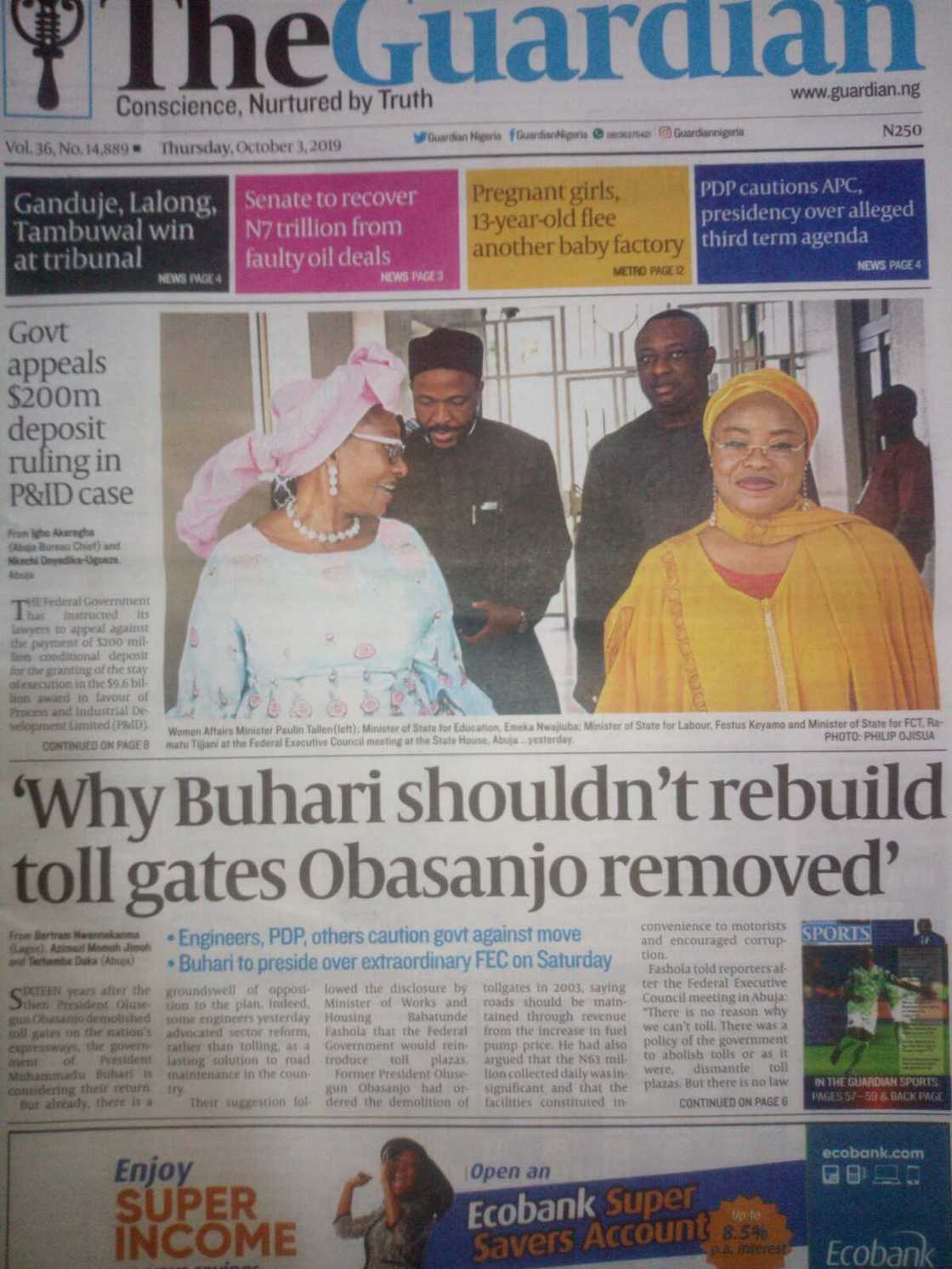 The Guardian newspaper review of October 3 The Guardian newspaper review of October 3