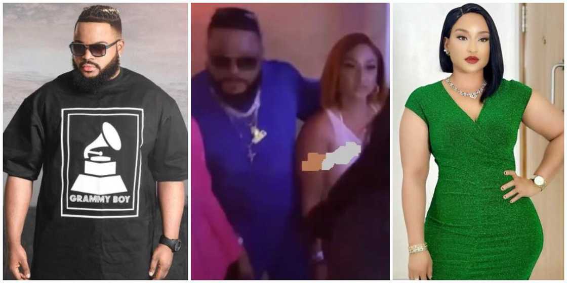 Photos of BBNaija Whitemoney and Rosie of Ultimate Love. Photos of BBNaija Whitemoney and Rosie of Ultimate Love.