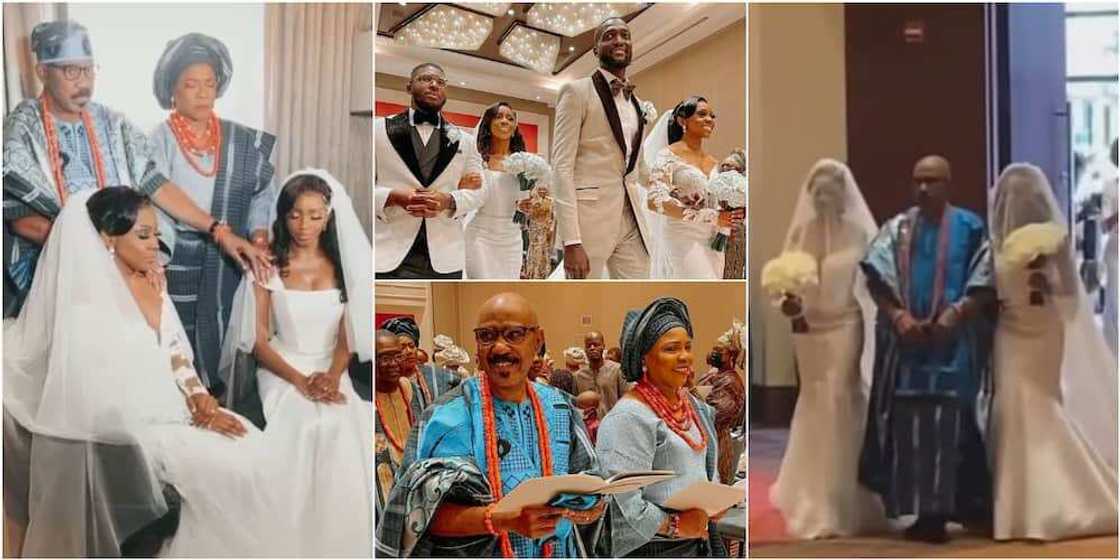 Yadda Ministan Buhari ya aurar da kyawawan ‘Yan biyunsa mata 2 a rana 1 a Amurka Yadda Ministan Buhari ya aurar da kyawawan ‘Yan biyunsa mata 2 a rana 1 a Amurka