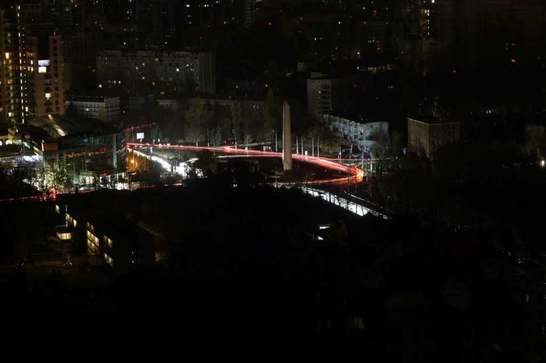 The southern Ukrainian city of Odessa experienced power outages on Wednesday The southern Ukrainian city of Odessa experienced power outages on Wednesday