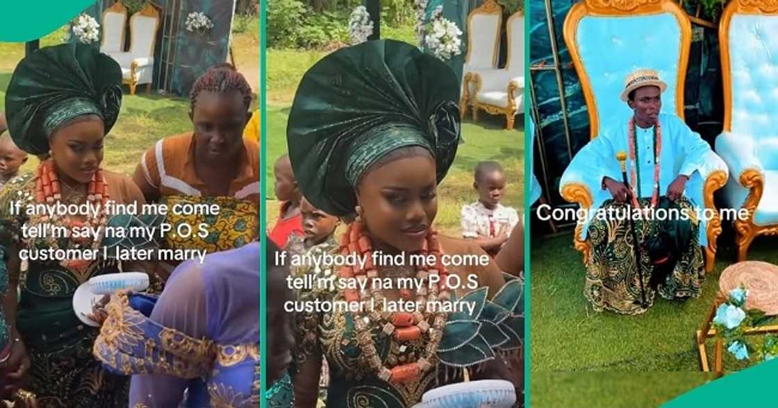 Female POS agent gets married to her customer.