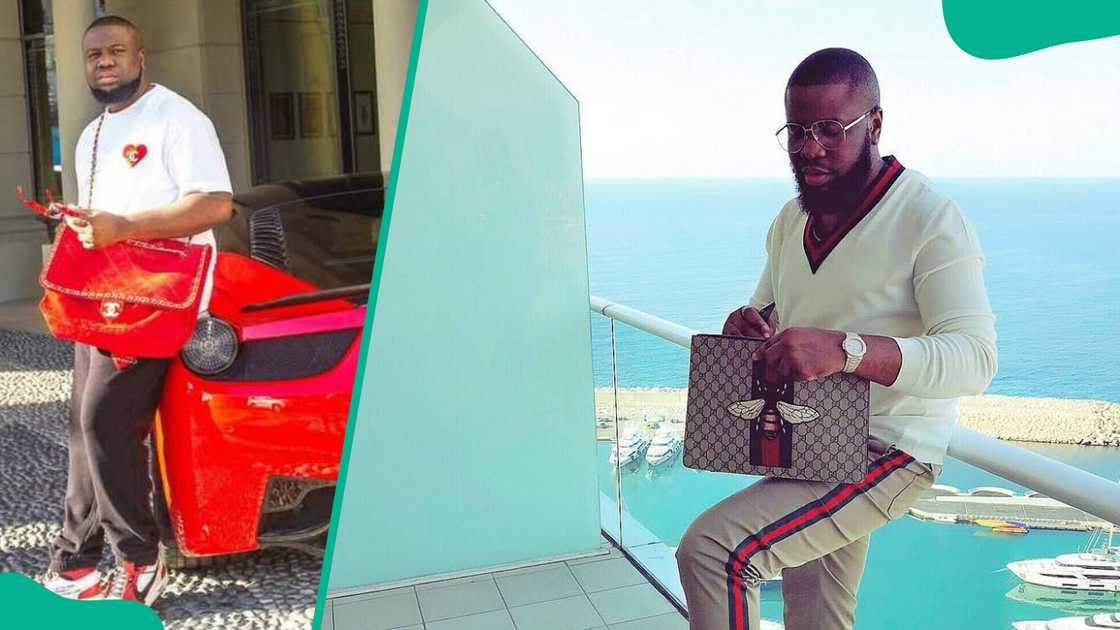 The renowned Nigerian in Gucci outfits