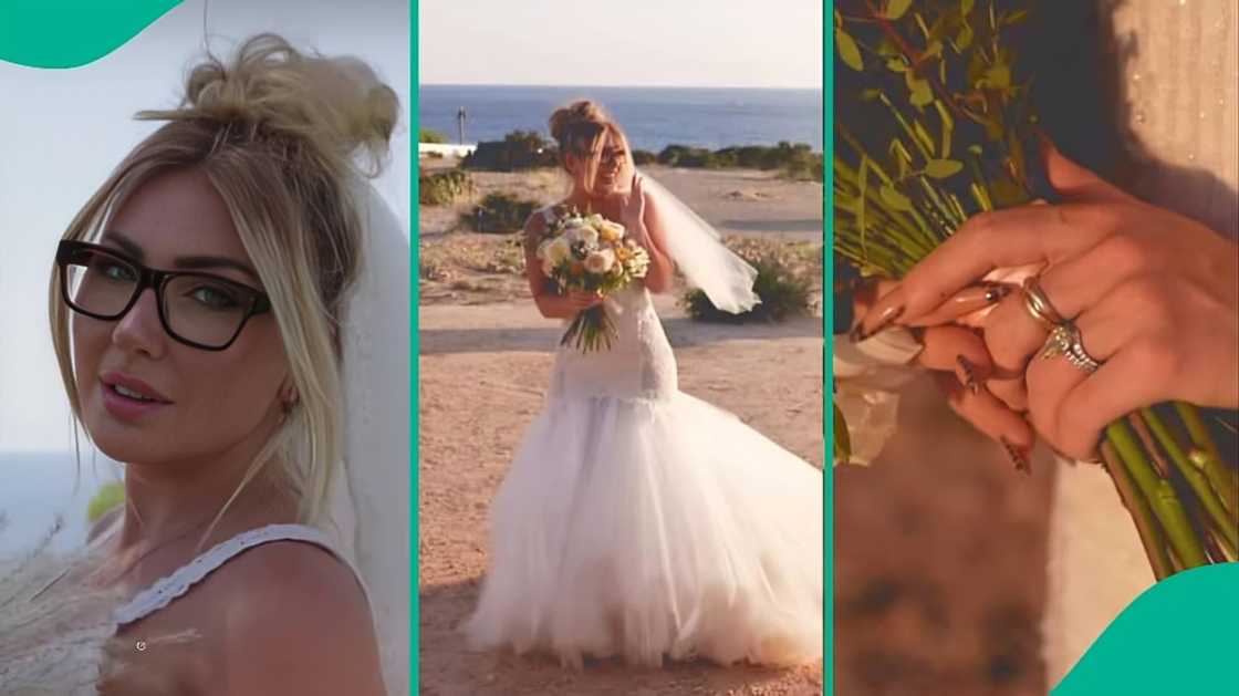 Oyibo woman ties the knot with herself, says ceremony made her feel different