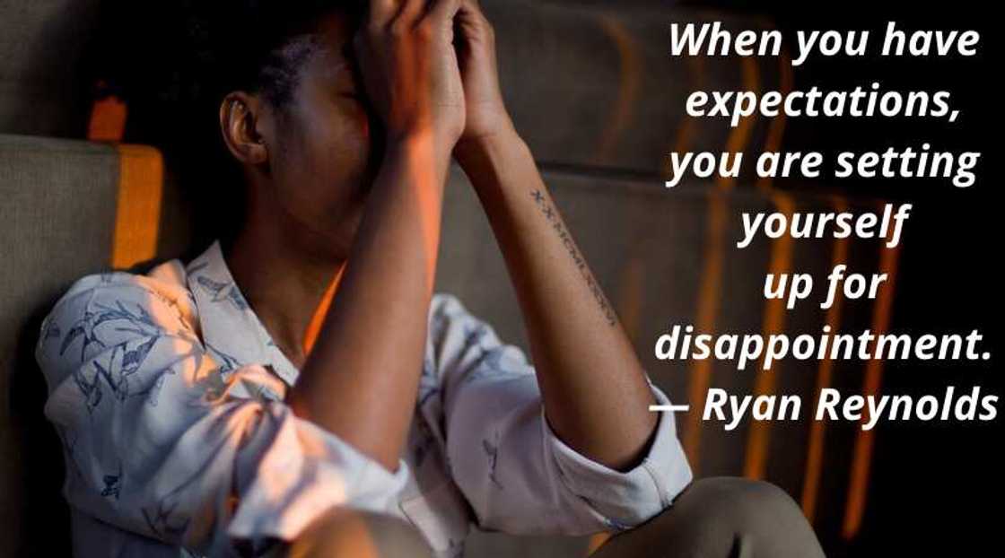 Quotes about disappointment Quotes about disappointment