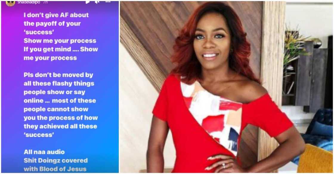 Shade Ladipo advises Nigerians not to be swayed by flashy things Shade Ladipo advises Nigerians not to be swayed by flashy things